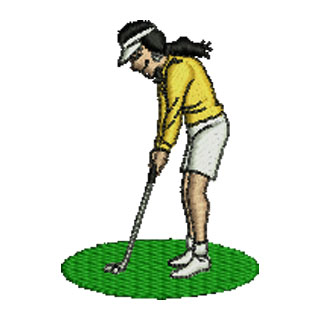Golf Lady 13430 Stock Embroidery Designs For Home And Commercial Embroidery Uk,Modern Contemporary Interior Design