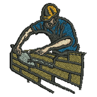 Brick Laying Man 11333