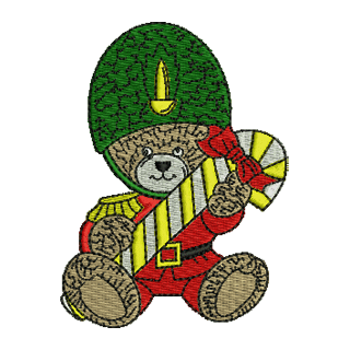 Candy Cane Bear 14181