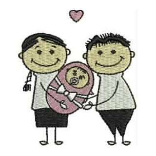 Couple With Baby 14057