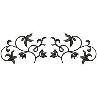 Flowery Swirls 12090