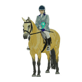 Horse and Rider Large 13845