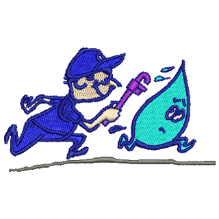 Plumber Man and Water Drop 11632