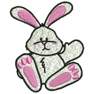 Easter Bunny 10067 | Stock Embroidery Designs for Home and Commercial ...