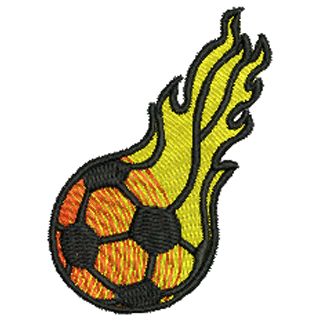 Flaming Football 10073