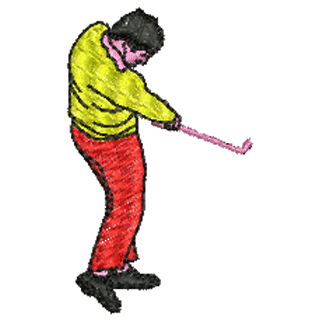 Golfer 10336