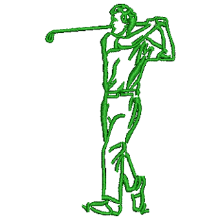 Golfer 11066