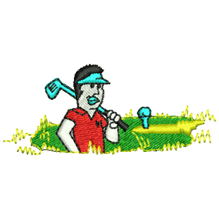 Golfer 11068