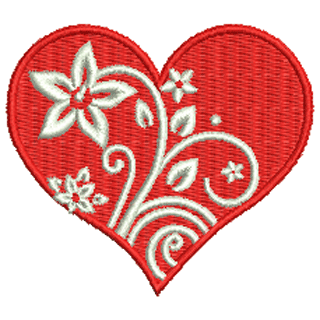 Heart Flower 10042