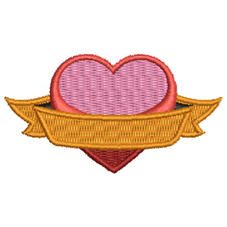 Heart Scroll 10057