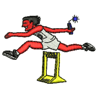 Hurdles Runner 11082