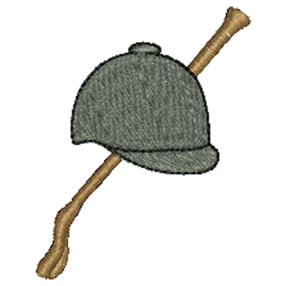 Jockey Hat and Whip 10503