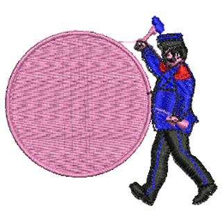Marching Band Drummer 10342