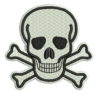 Skull and Cross Bones 12222