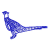 Pheasant Outline 12172