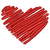 Hand Drawn Heart 10058