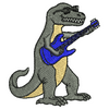 T-Rex With Guitar 10848