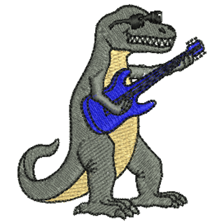 T-Rex With Guitar 10848
