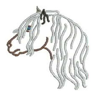 Highland Ponies Outline 13826