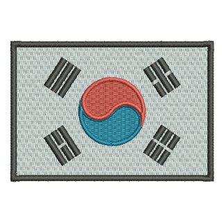 Korean Flag 12137