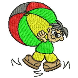 Child with a Ball 11106