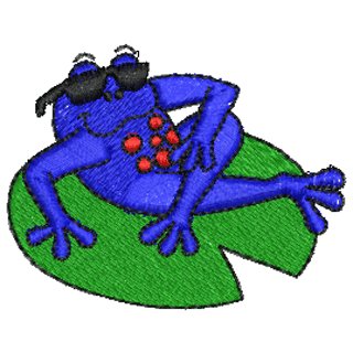 Frog on a Leaf 10829