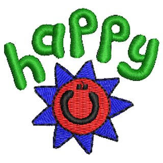 Happy Text 11101