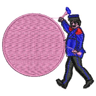 Marching Band Drummer 10342